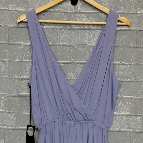 Privacy Please Neptune Blue Gansel Crop Jumpsuit S - Picture 5 of 6